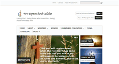 Desktop Screenshot of callahanfbc.org